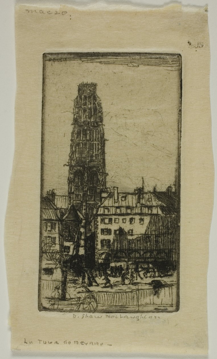 Tereyağı Kulesi, Rouen by Donald Shaw MacLaughlan