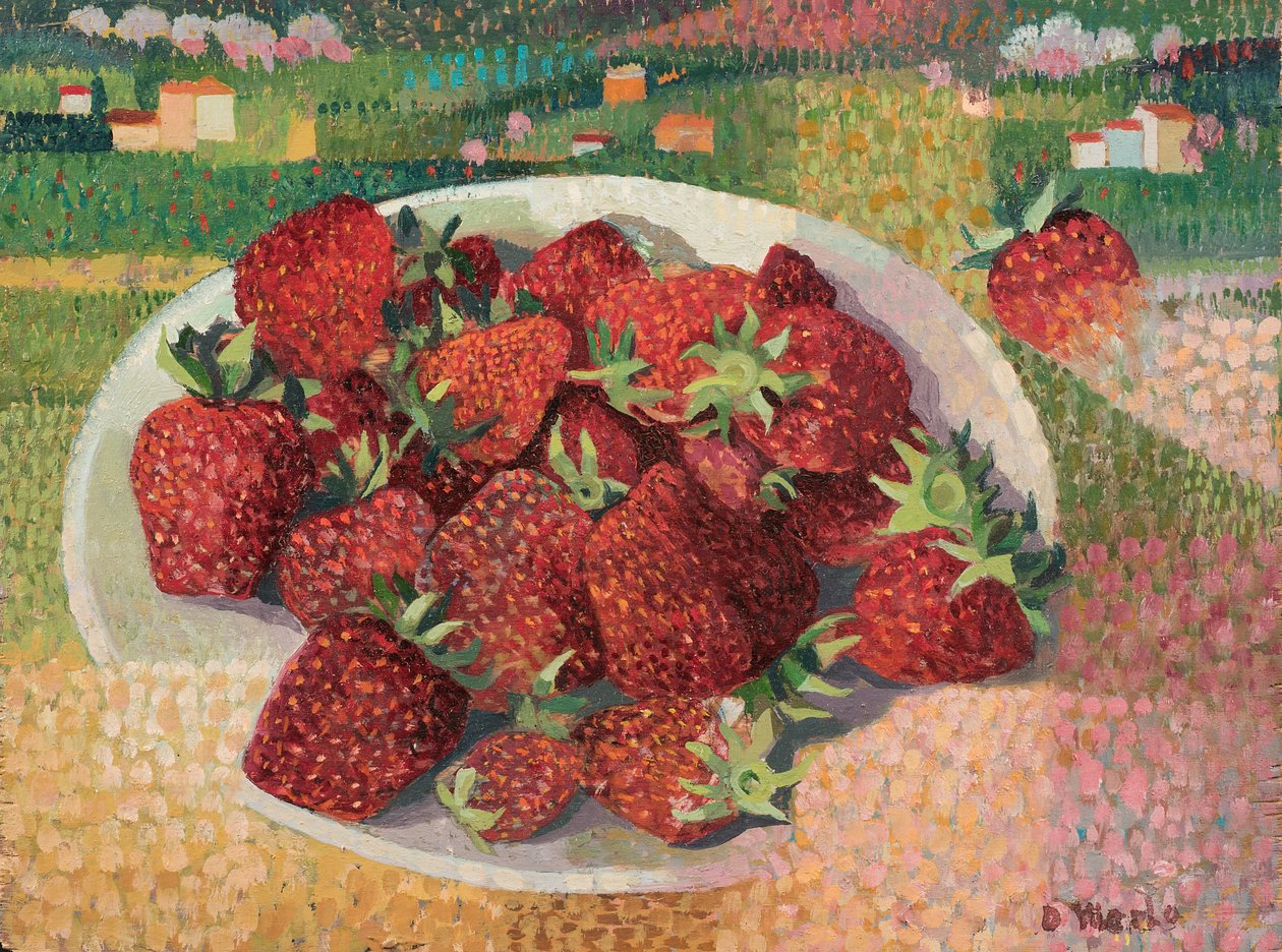 Çilek, c.1985 (gemideki yağ) by Donatella Merlo