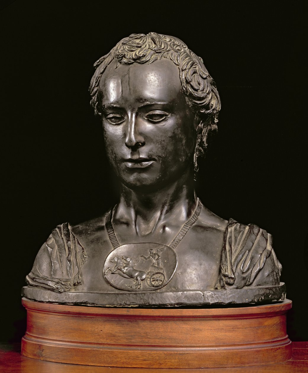 Bir beyefendinin büstü (bronz) by Donatello