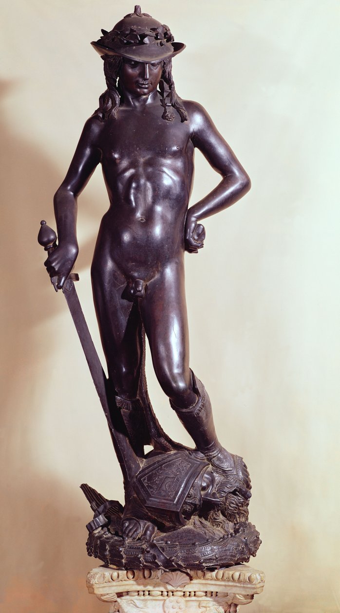 David, yaklaşık 1440 (bronz) by Donatello