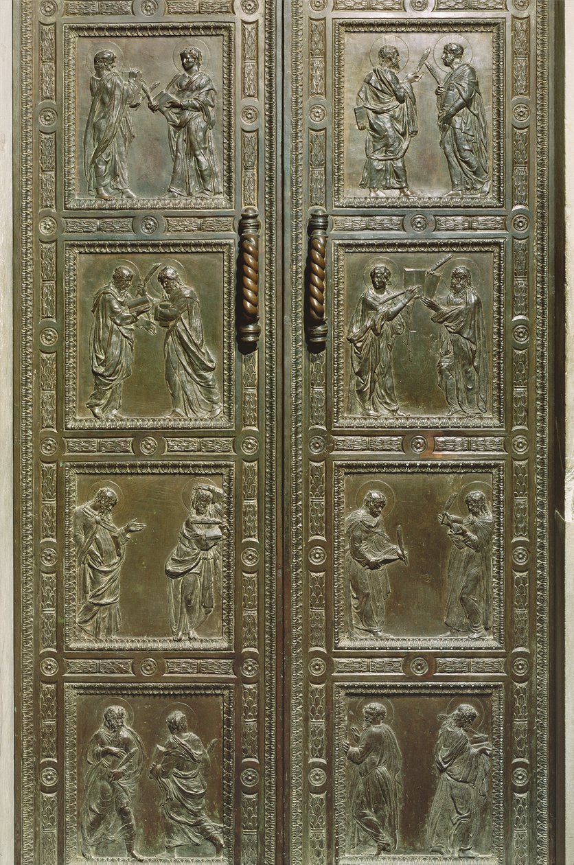 ಹುತಾತ್ಮರನ್ನು ಚಿತ್ರಿಸುವ ಬಾಗಿಲುಗಳು, 1440-43 (ಕಂಚಿನ) (ವಿವರ) ಟರ್ಕಿ by Donatello