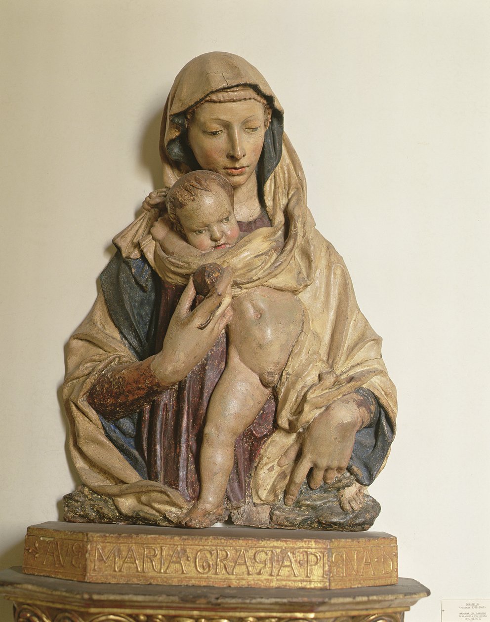 Madonna ve Çocuk (ahşap) by Donatello