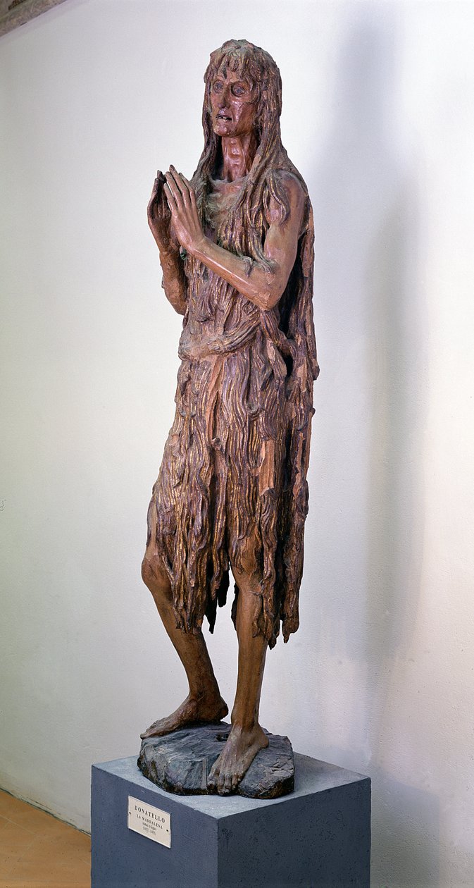 Mecdelli Meryem, 1453-5 (yaldızlı ahşap) by Donatello