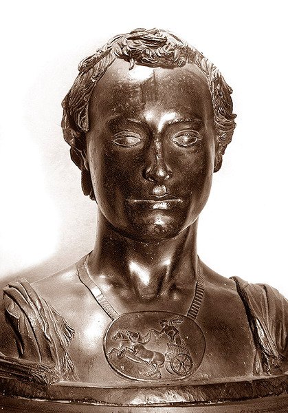 Bir Beyefendinin Büstü (bronz) by Donatello