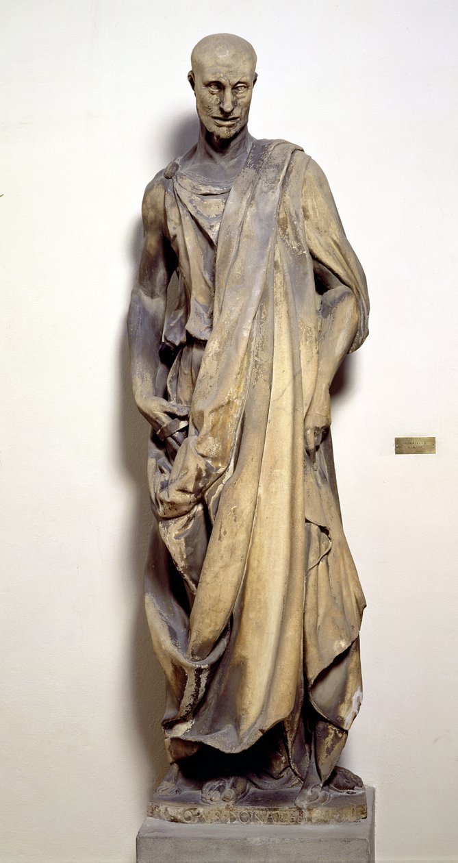 Peygamber Habakkuk (Lo Zuccone) c.1423-36 (mermer) by Donatello