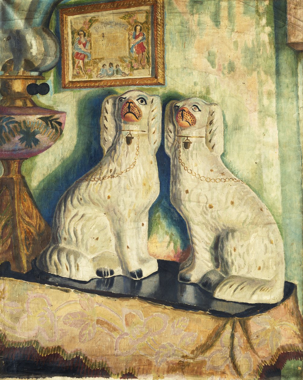 Staffordshire Köpekleri, c. 1928 by Dora Carrington