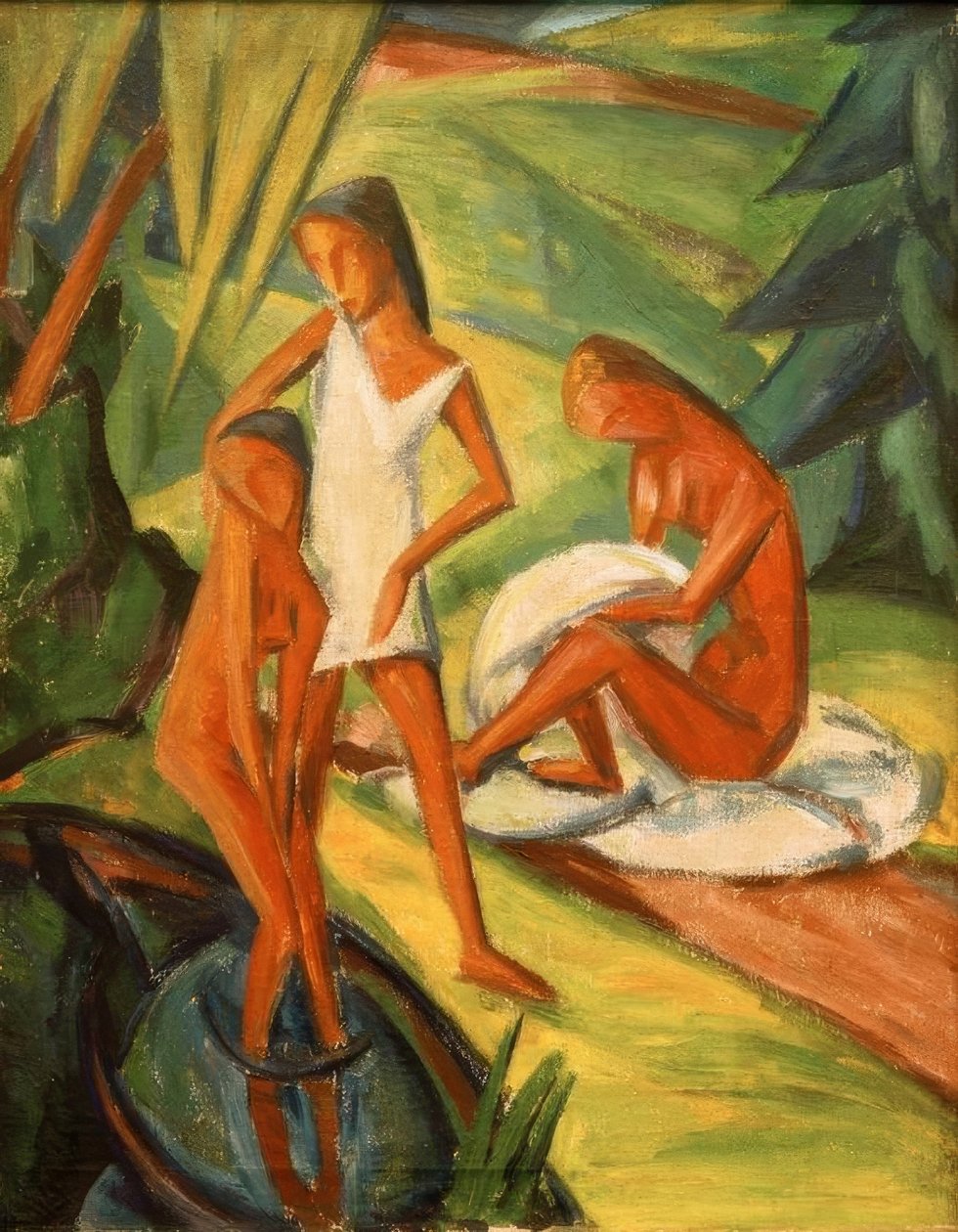 su kenarında üç kız ben by Dorothea Mätzel Johannsen
