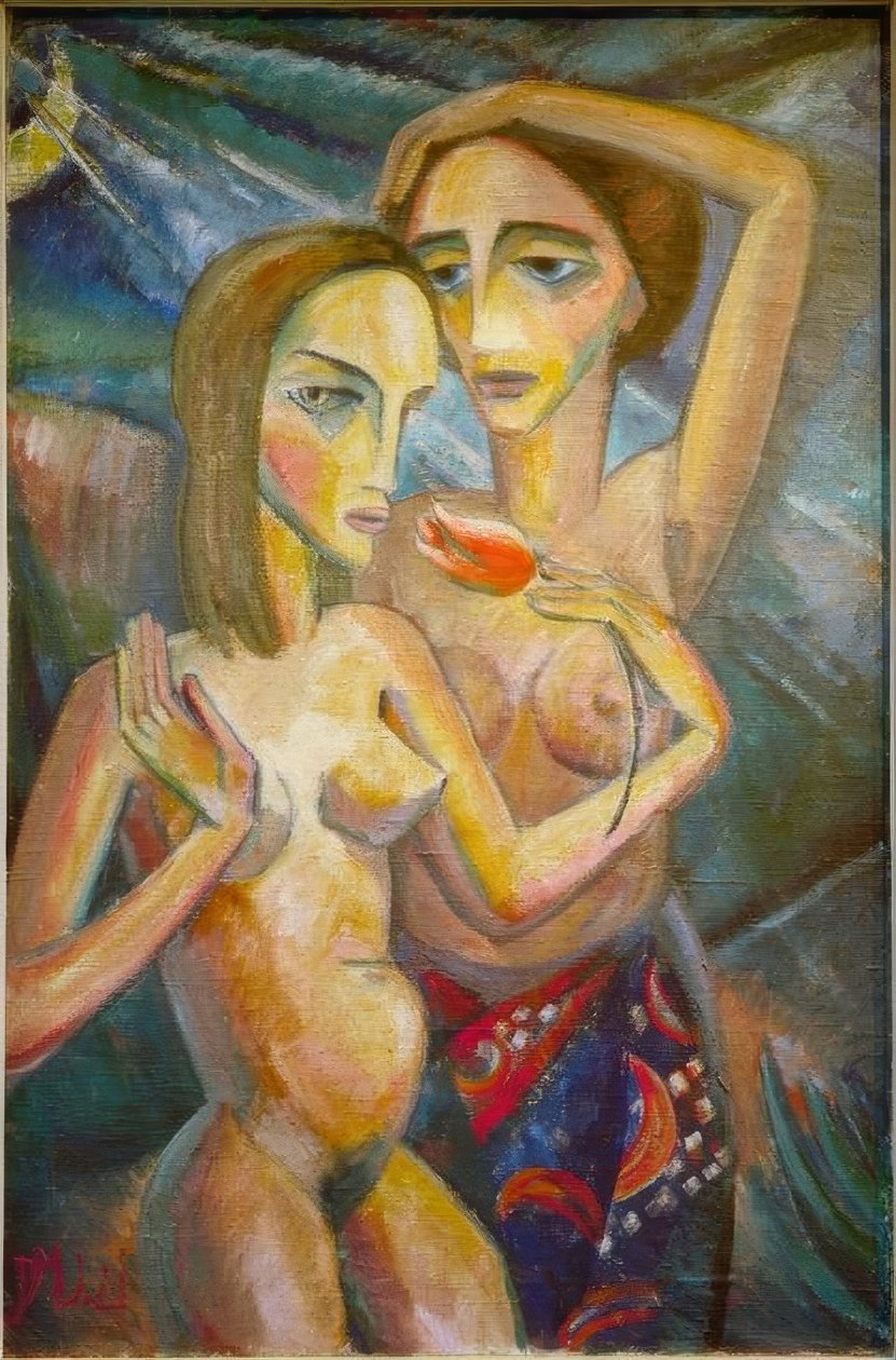 Lale ile iki kız by Dorothea Mätzel Johannsen