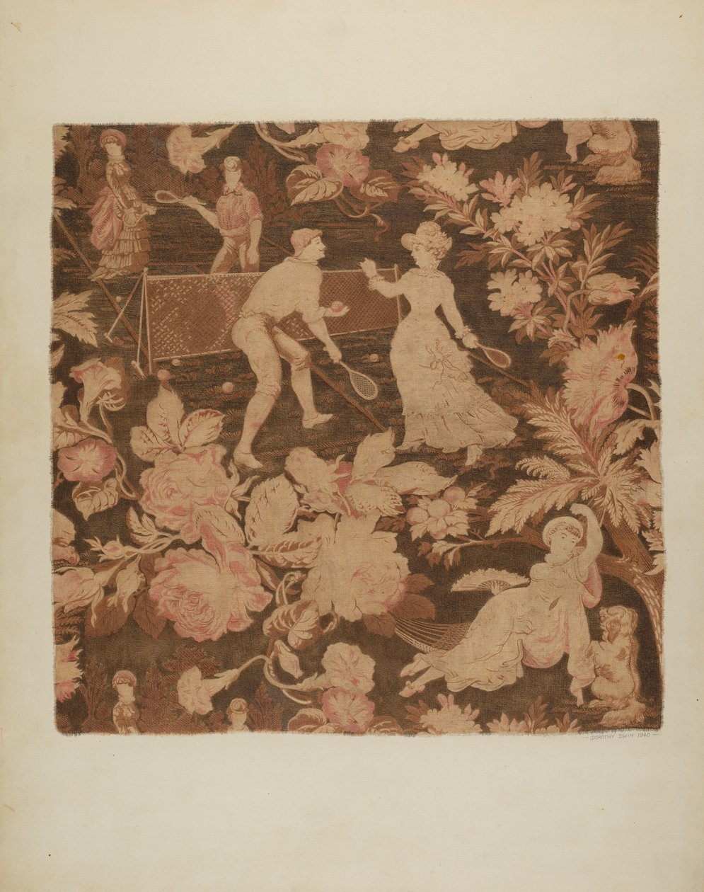 Baskılı Tekstil, 1940. by Dorothy Dwin