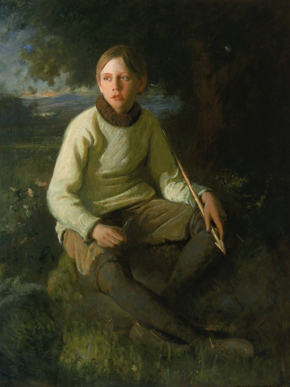 Oklu Çocuk, 1903. by Douglas Volk