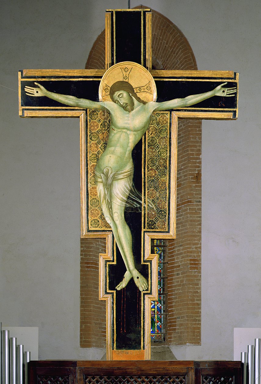 Çarmıha germe (panelde tempera) by Duccio di Buoninsegna