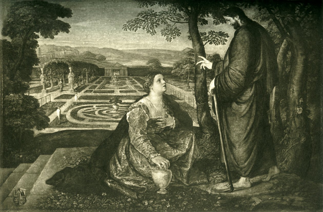 "Noli me tangere", 1548-1560, 1908. by Dujardin