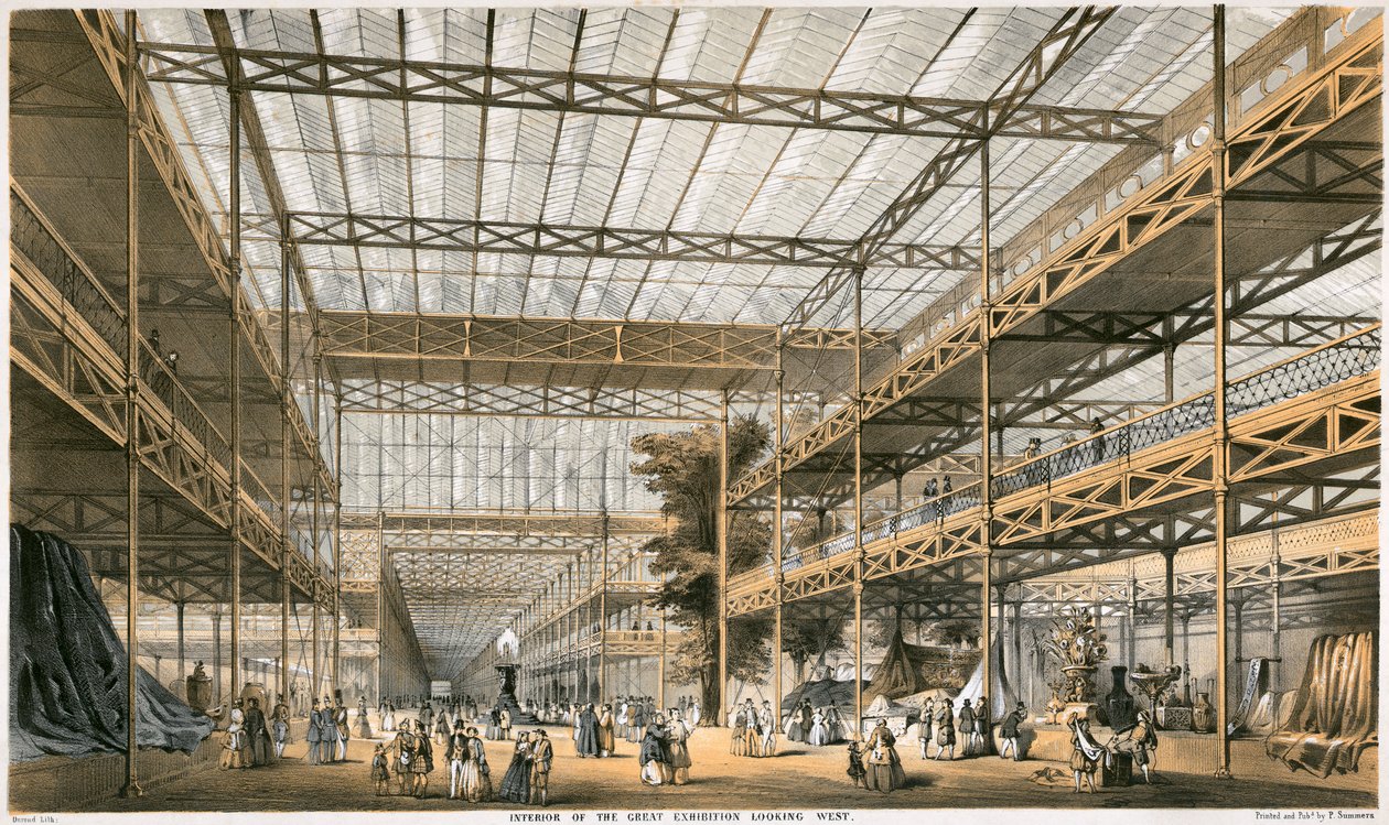 Büyük Sergi, Crystal Palace, Hyde Park, Londra, 1851 by Durond