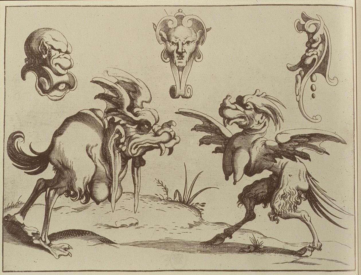 Groteskler, 1637 by Dutch School