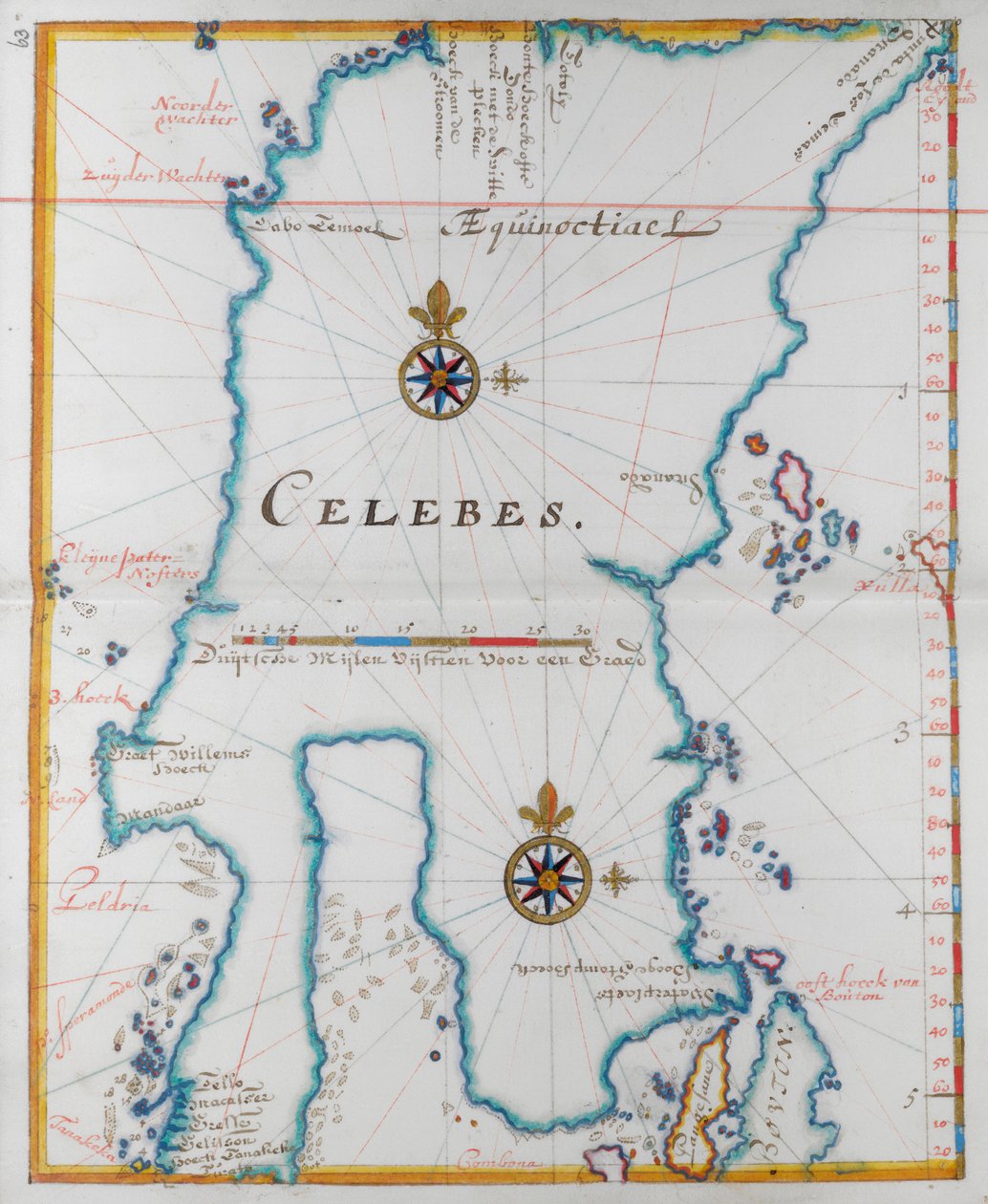 Celebes Adası. by Dutch School
