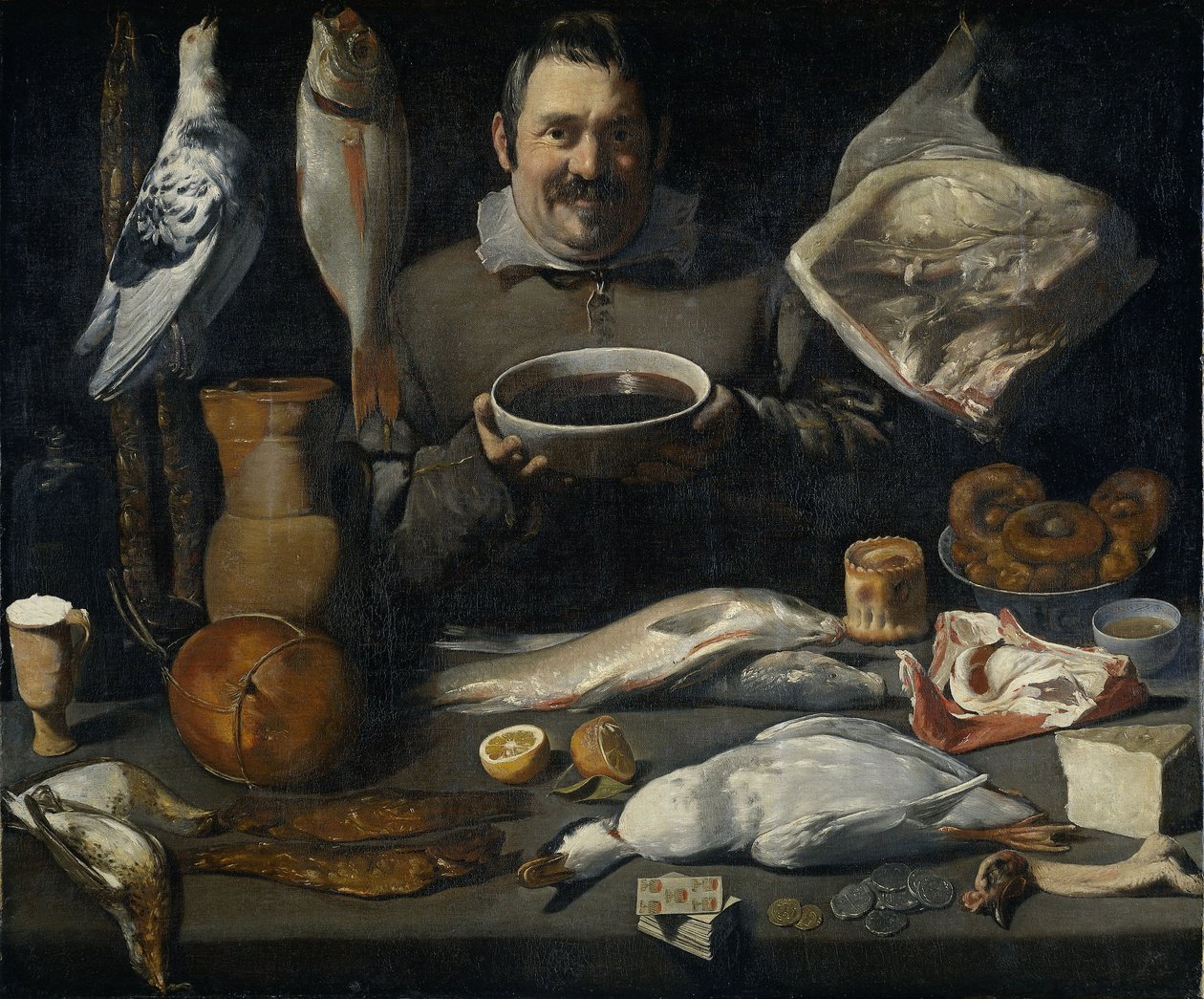 mutfak sahnesi by Dutch School