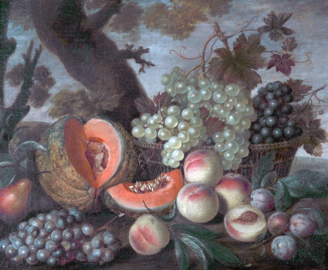 kavun ve üzüm by Dutch School
