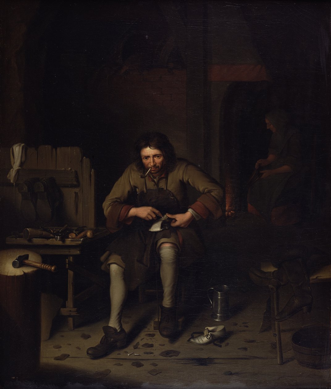 Ayakkabıcı, c.1675 by Dutch School
