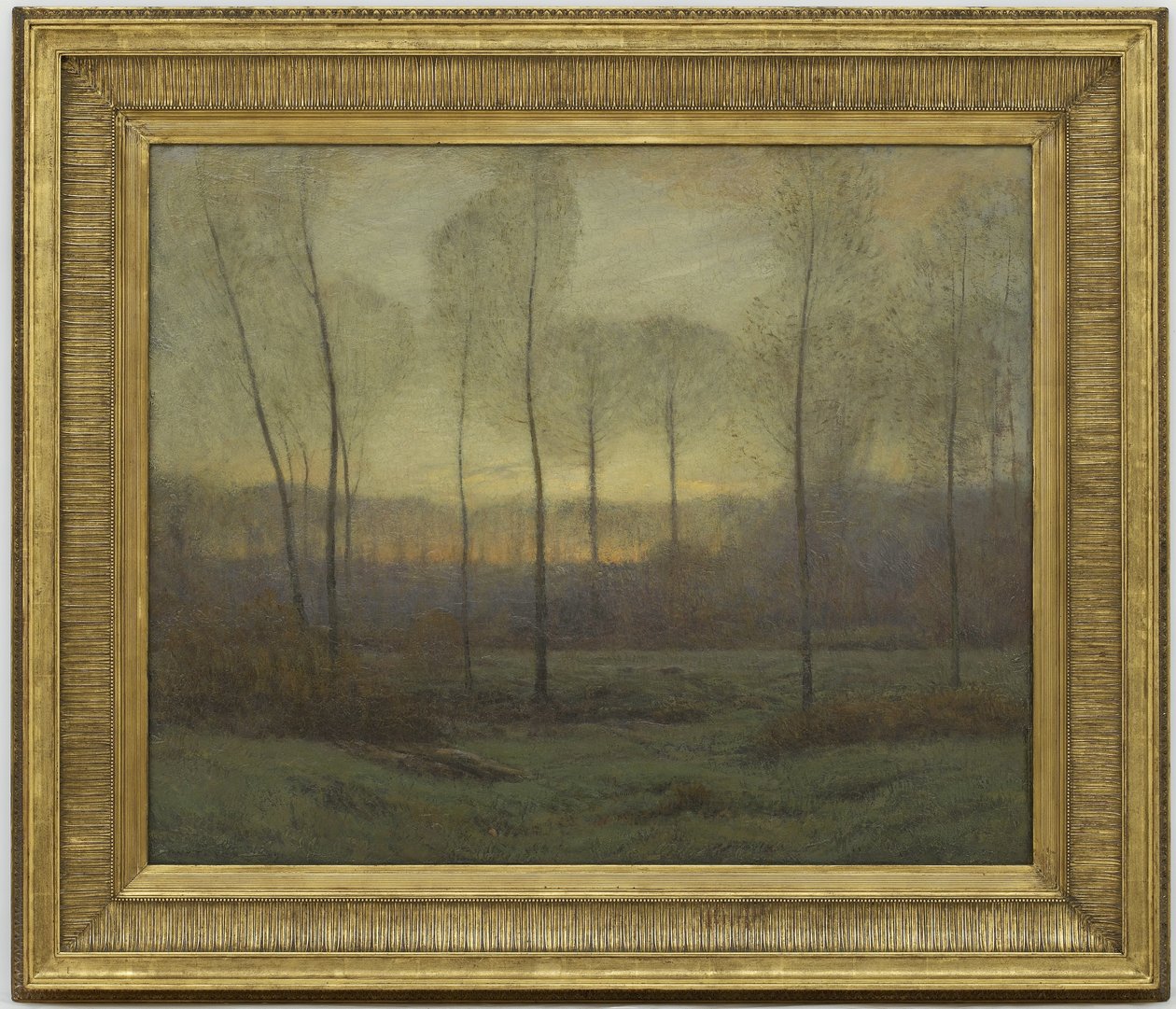 Alacakaranlık: Mayıs 1904 (ahşap panel üzerine yağlı boya) by Dwight William Tryon