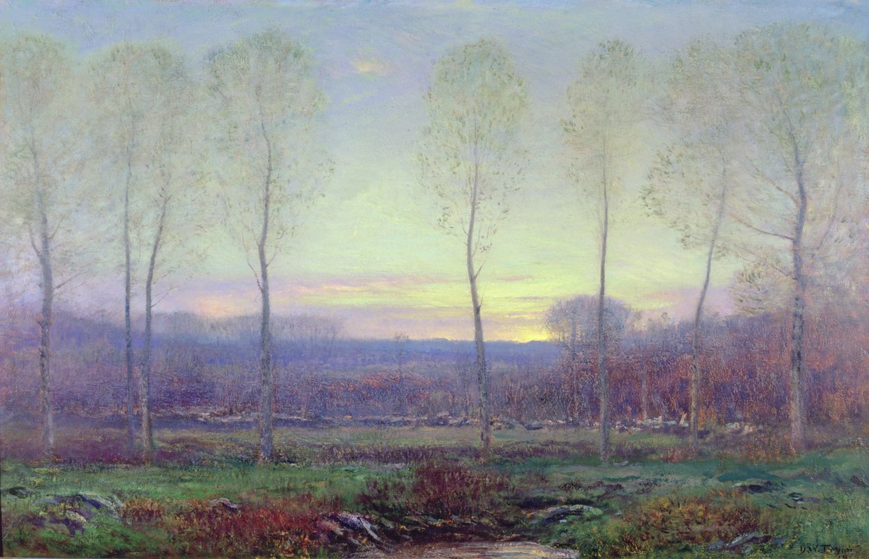 Ekim Alacakaranlık by Dwight William Tryon
