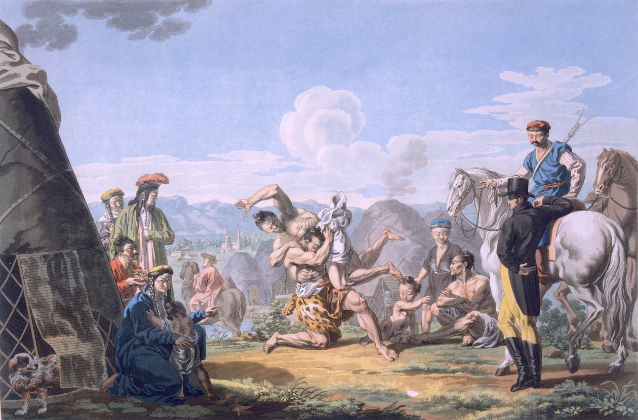 Güreş, 1812-13 by E. Karnejeff