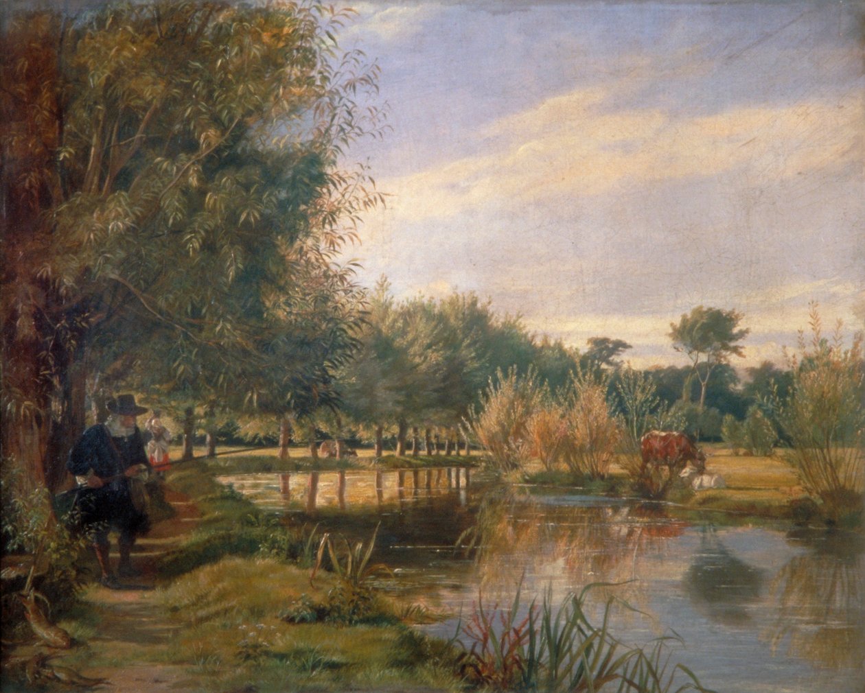 Isaac Walton balıkçılığı, 1850. by EM Ward