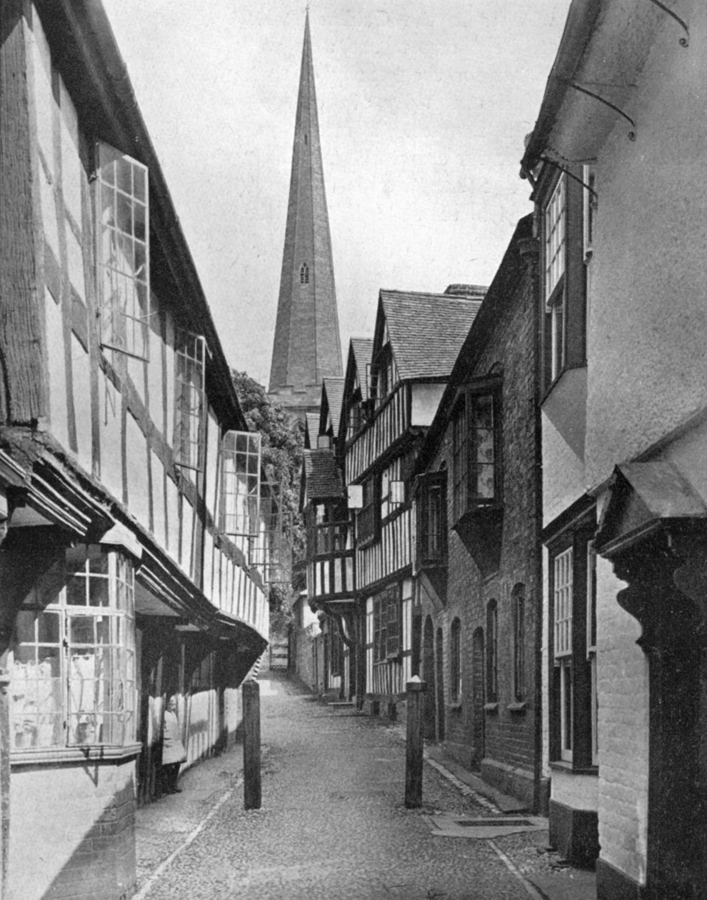 Church Lane, Ledbury, Herefordshire, 1924-1926. by E. Bastard