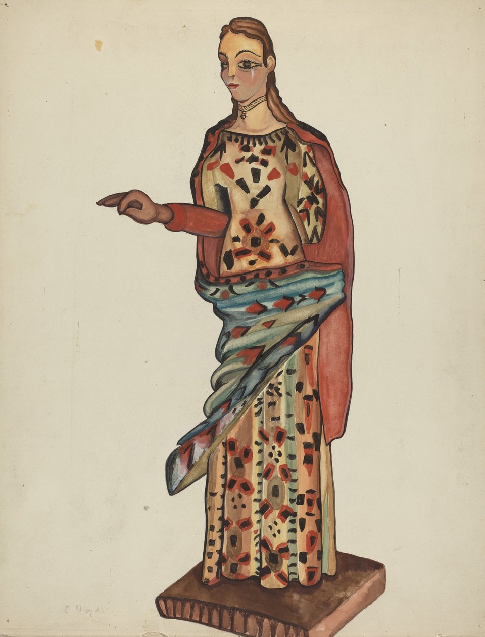 Bulto (Ahşap Aziz Figürü) by E. Boyd