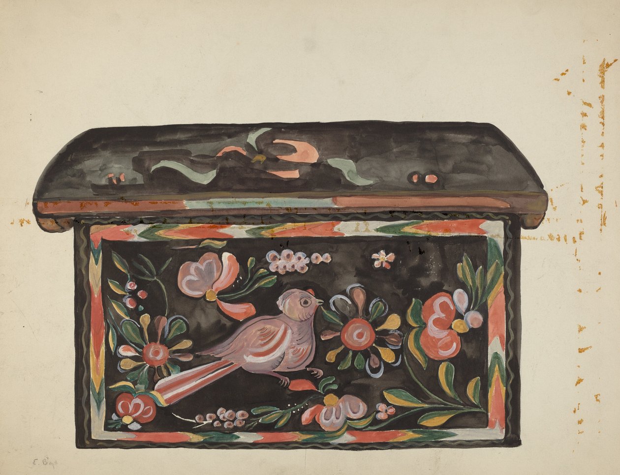 Yerli Çam Kutusu, 19351942. by E. Boyd