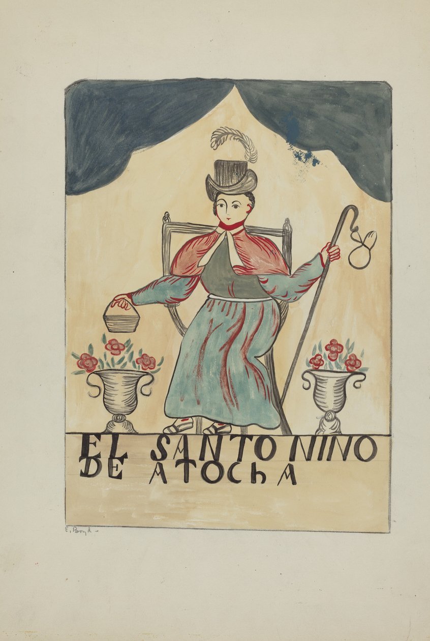 Retablo-Çocuğun Azizi, 19351942. by E. Boyd