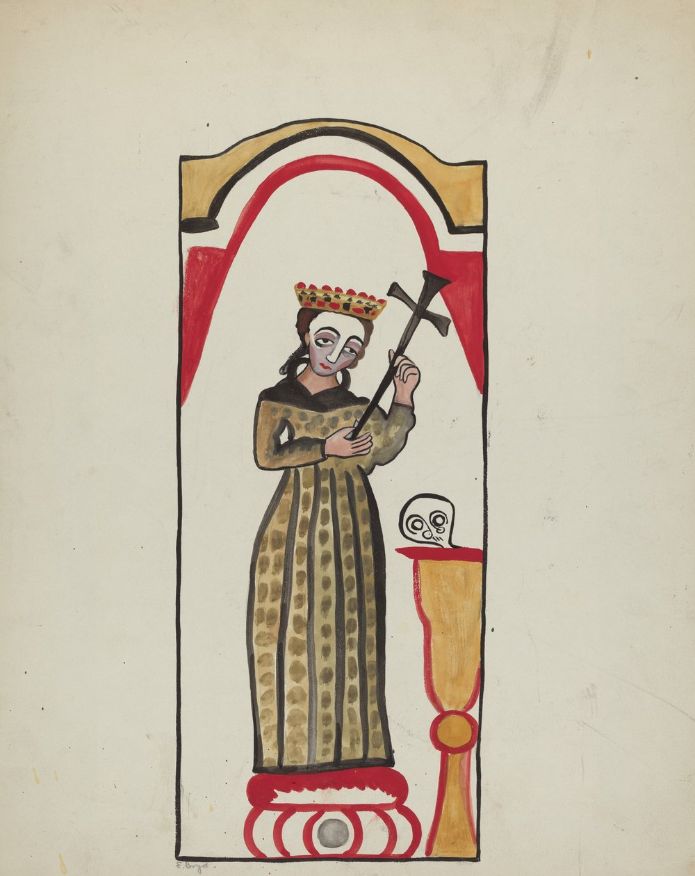 Altarpiece-Santa Rita by E. Boyd