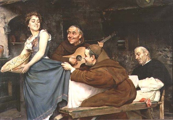 Akşam Yemeği Sonrası Eğlence by E. Giachi