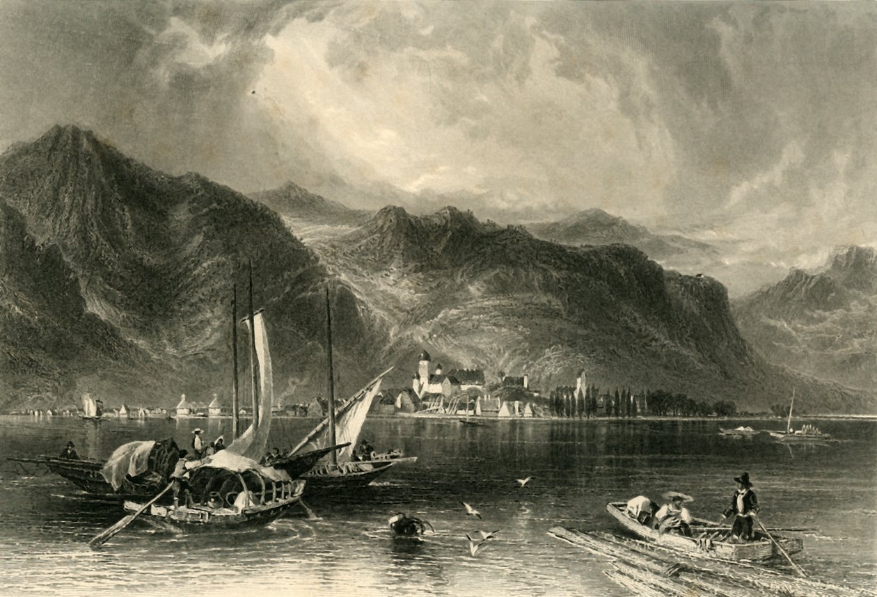 "Bregenz", c1872. by E I Roberts