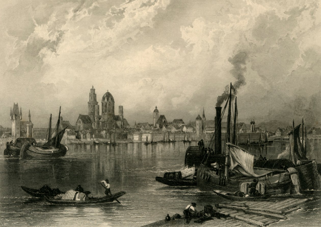 "Mainz", c1872. by E I Roberts