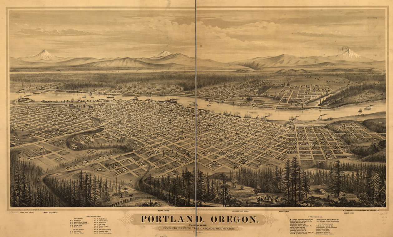 Portland, Oregon. by E. S. Glover