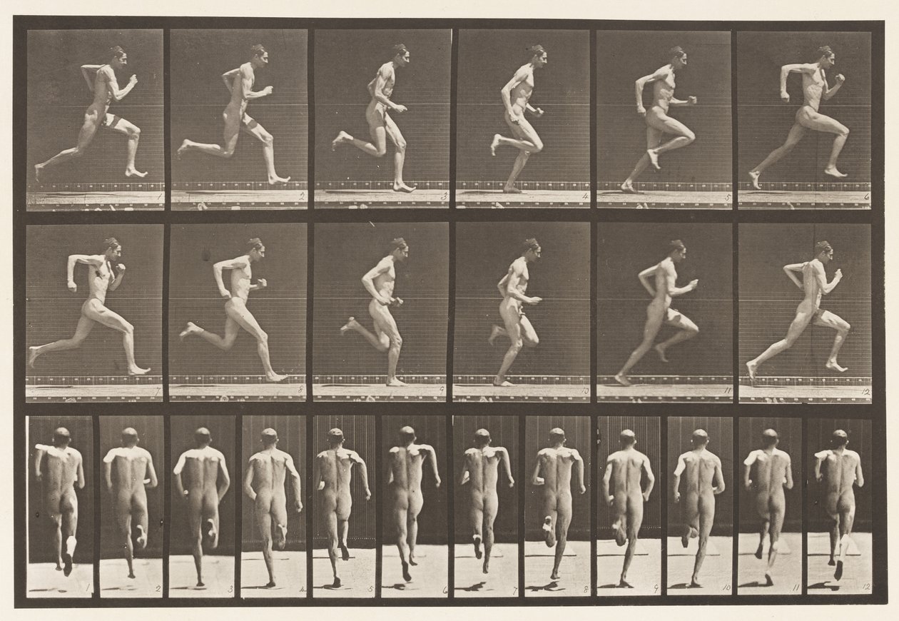 Plaka 62. Tam Hızda Koşmak., 1872-1885 by Eadweard Muybridge