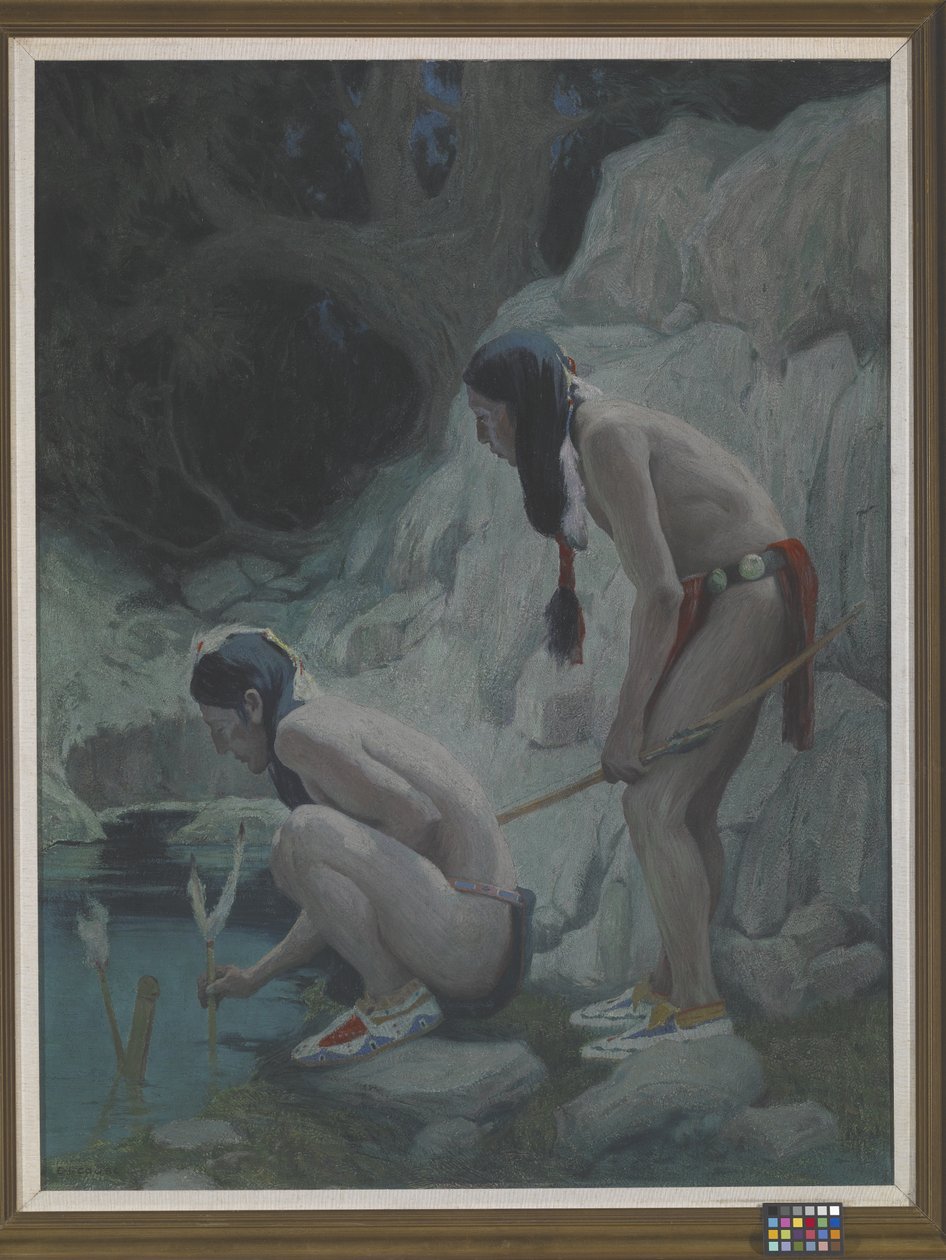 Kutsal Sular (tuval üzerine yağlıboya) by Eanger Irving Couse