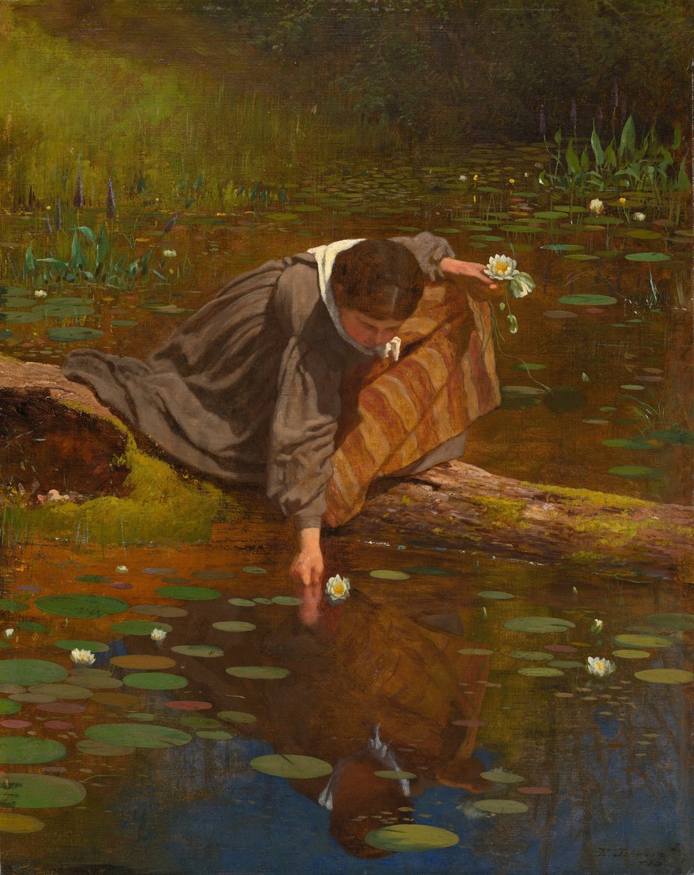 Zambak Toplama by Eastman Johnson