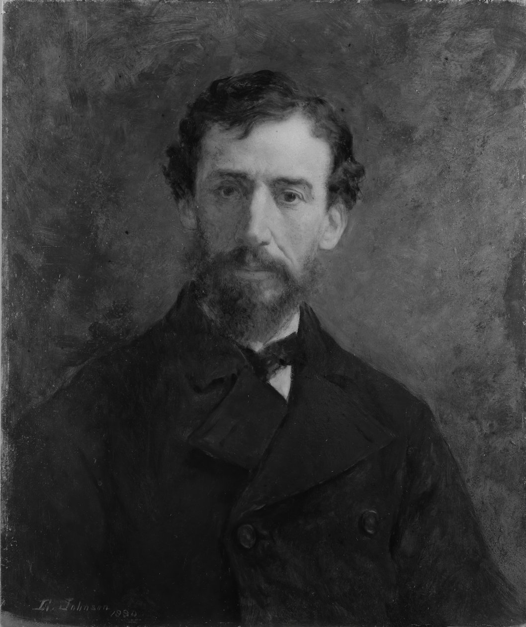 Sanford Robinson Gifford, 1880. by Eastman Johnson