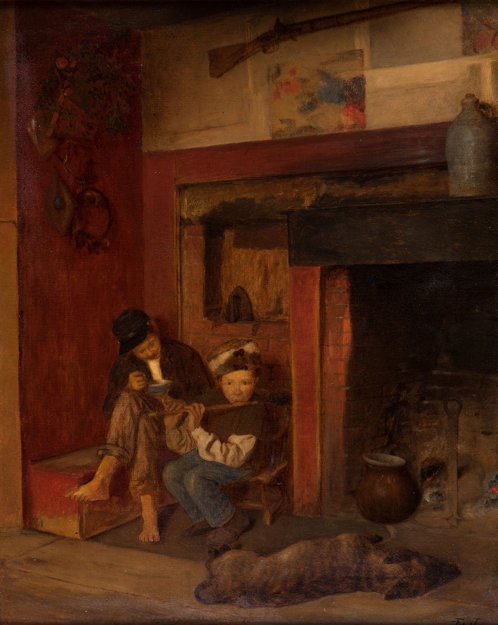 Fifer ve Arkadaşı, 1870-80 by Eastman Johnson