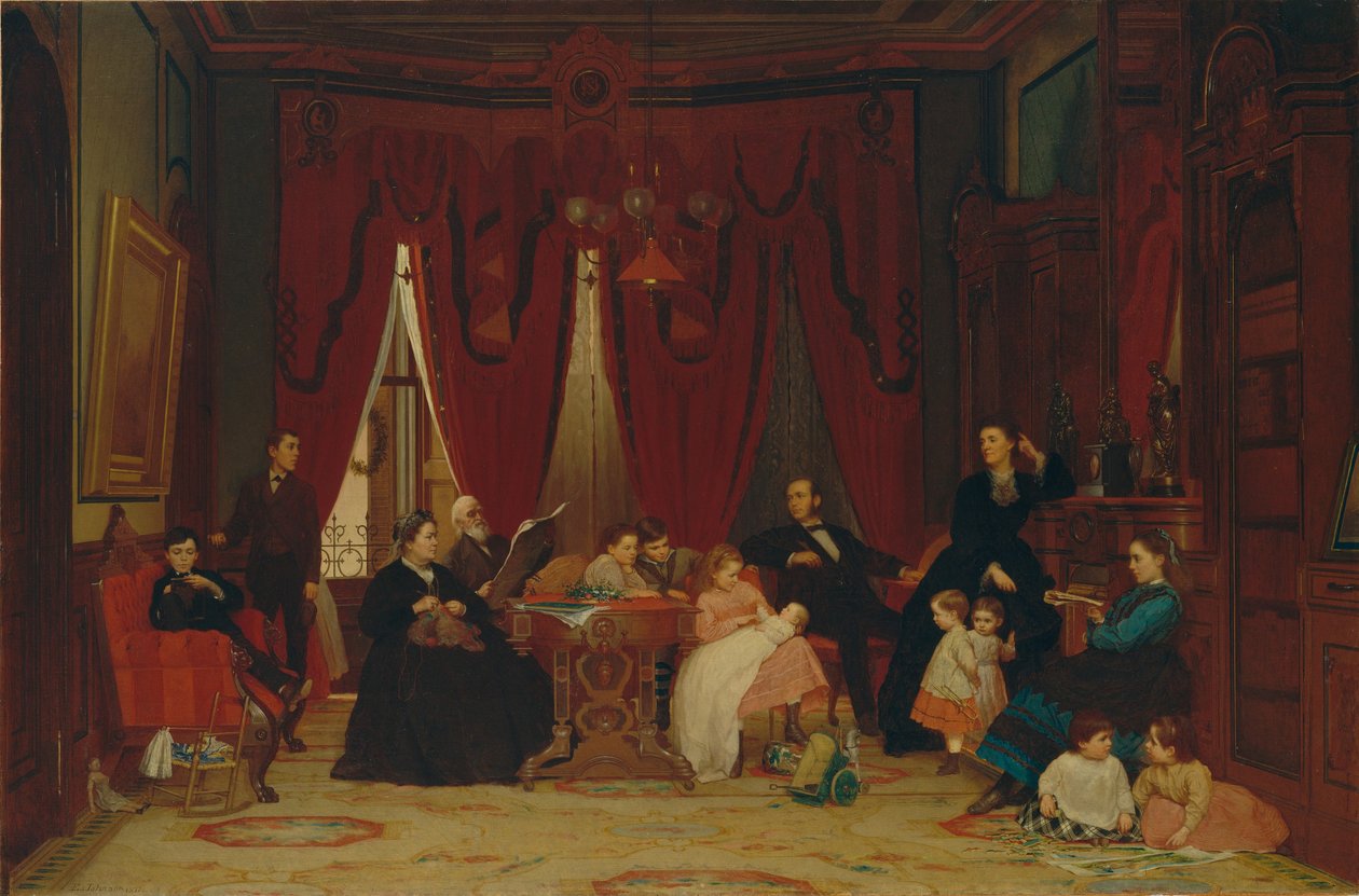 Hatch Ailesi by Eastman Johnson