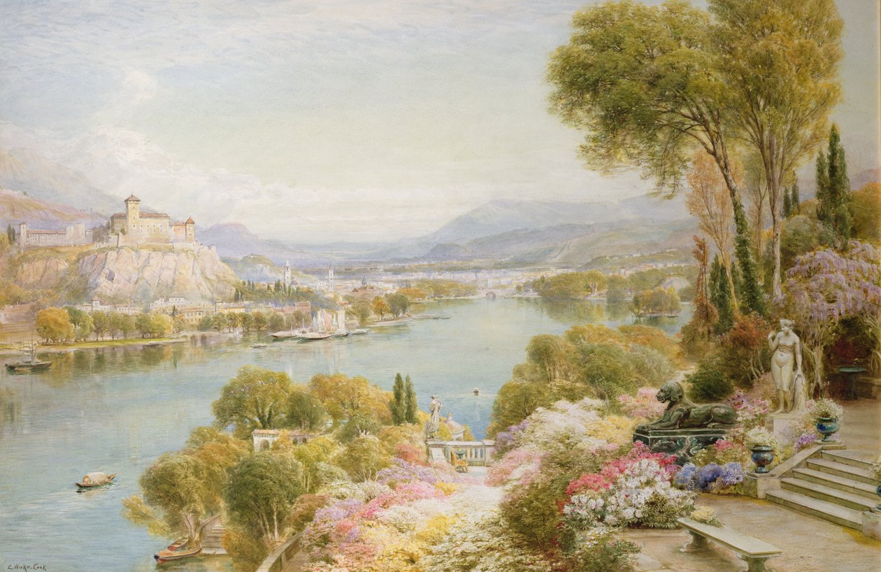 Maggiore Gölü by Ebenezer Wake Cook