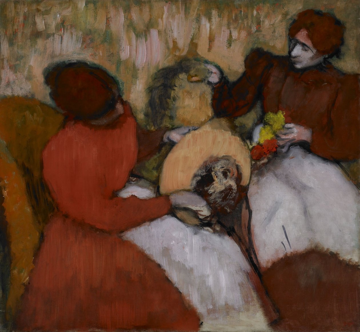 Millinersn by Edgar Degas