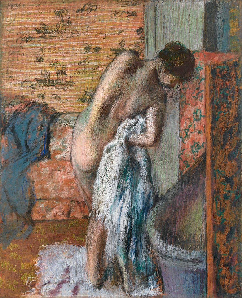 Banyodan sonra by Edgar Degas