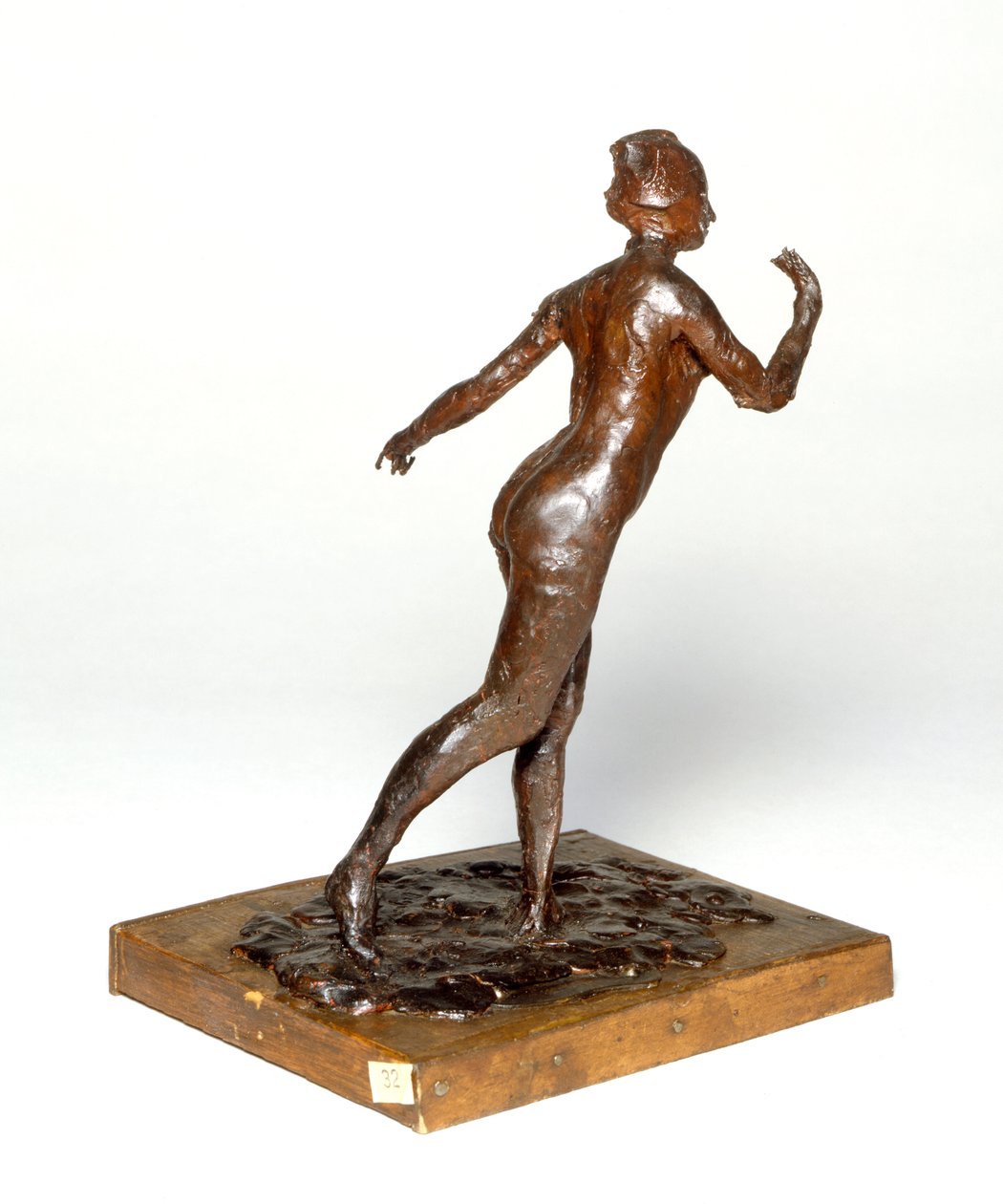 Dancer Bowing, c.1895 (kırmızı mum) by Edgar Degas