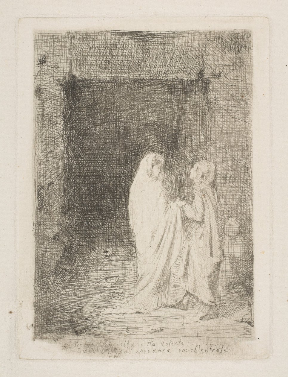 Dante ve Virgil by Edgar Degas