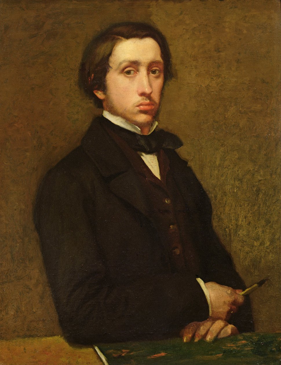 Kendi portresi, 1855 by Edgar Degas