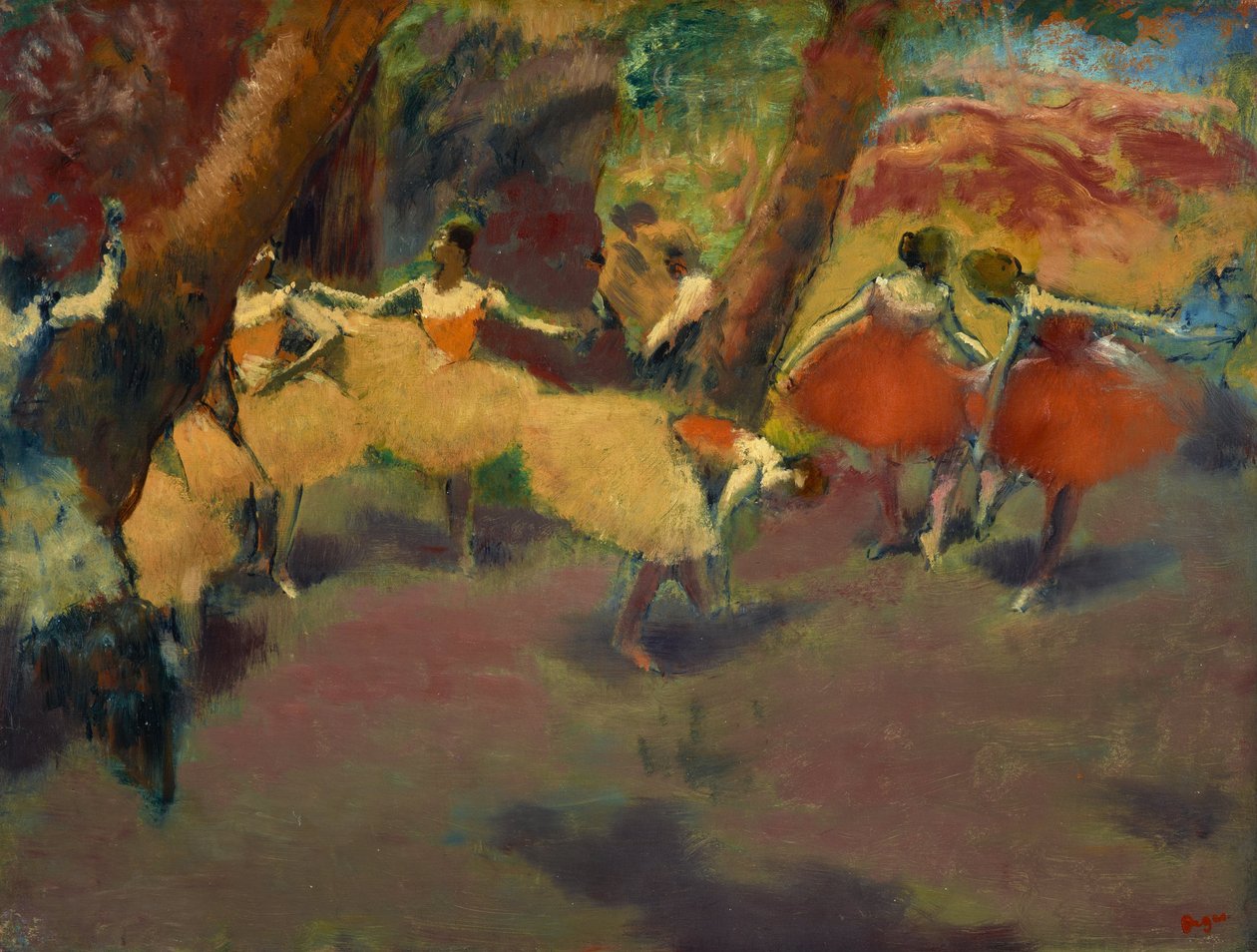 Performanstan Önce by Edgar Degas
