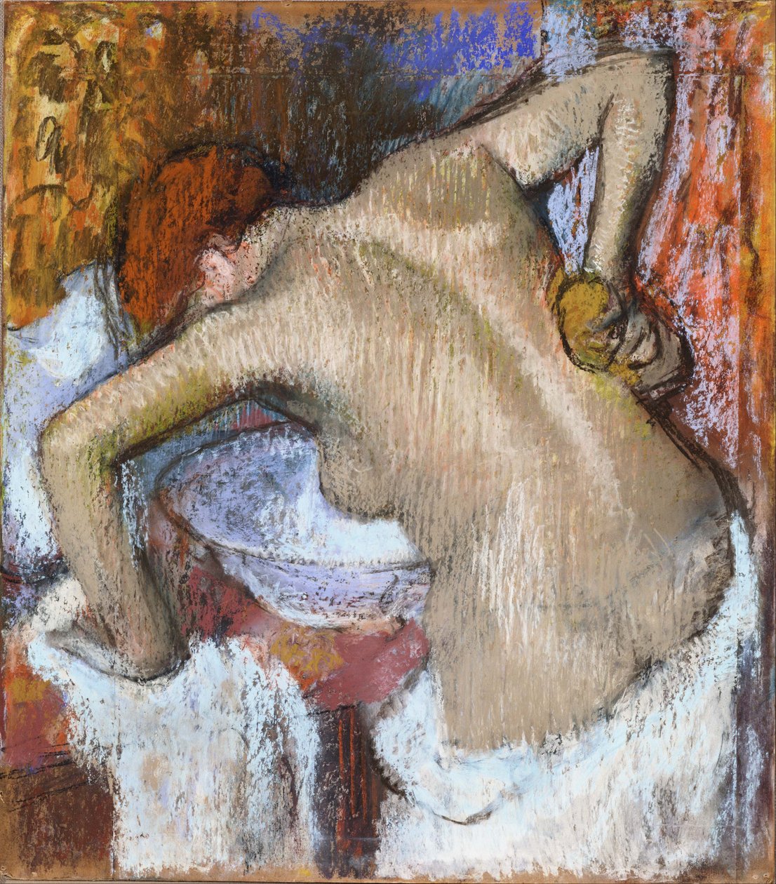 Sırtını Süngerleyen Kadın by Edgar Degas