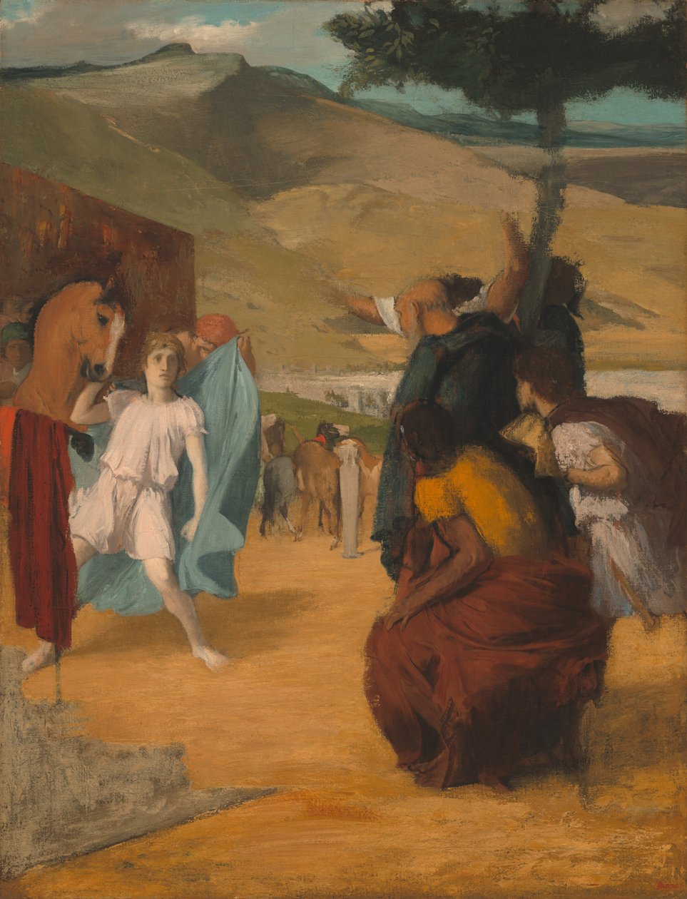 Alexander ve Bucephalus, 18611862. by Edgar Degas